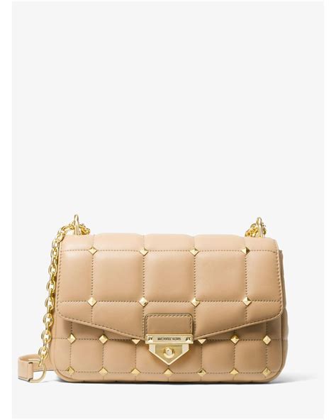 michael kors soho studded bag|michael kors soho leather shoulder bag.